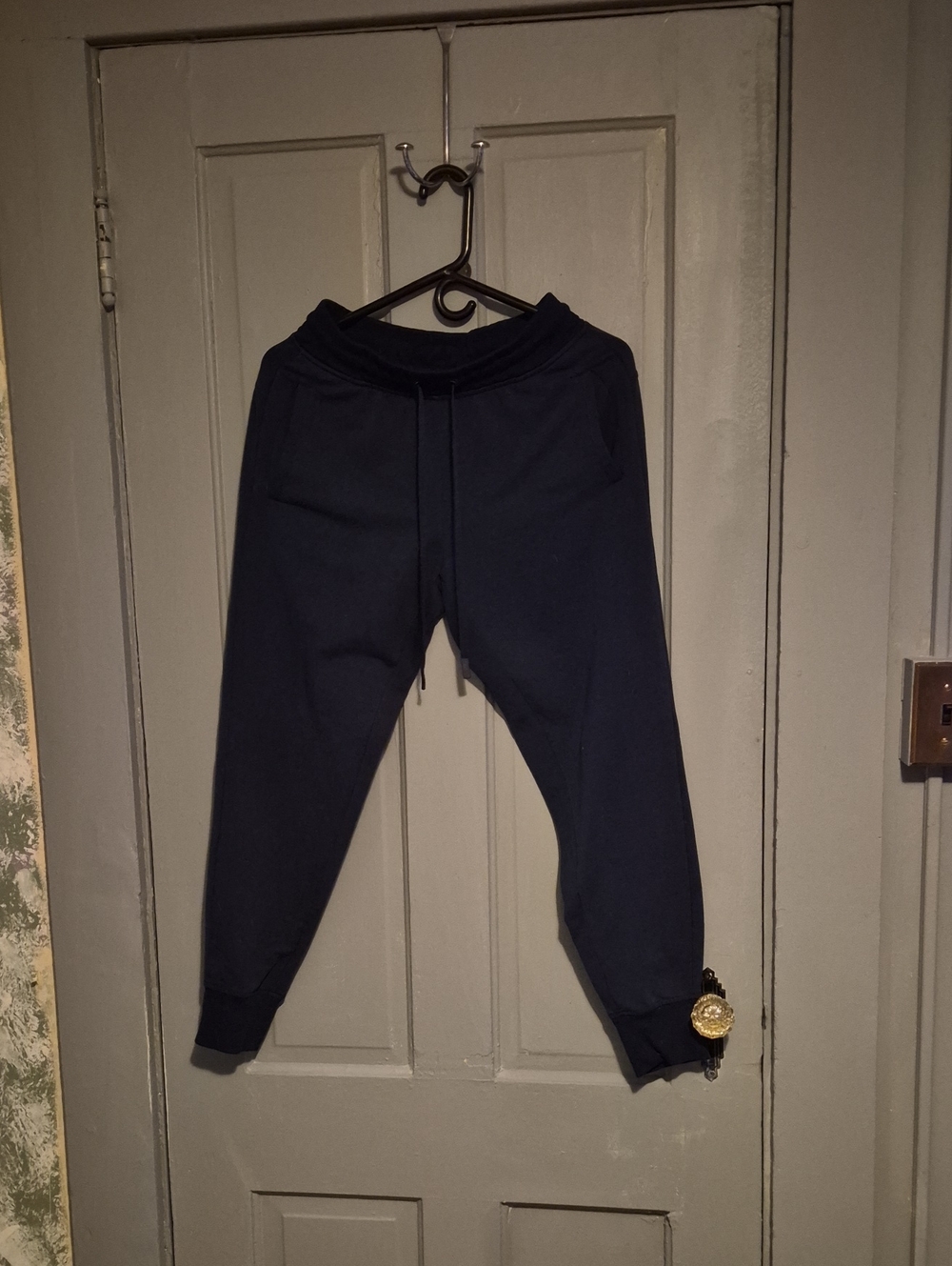 Athletic Works Navy Blue Men's Jogger Sweatpants